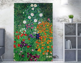 Wallity Jardín de flores de Gustav Klimt (50 x 70 cm)